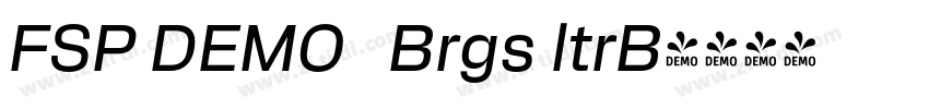 FSP DEMO   Brgs ltrB字体转换